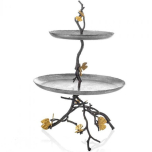 Shop Michael Aram Butterfly Ginkgo 2 Tier Etagere