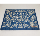 Pomegranate Embroidered Tefilling Bag, Turquoise