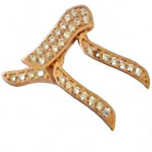 Motion Chai Necklace, Gold