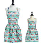 Mommy & Me Nautical Waves Viola Aprons | Jessie Steele Hostess Aprons