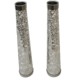 Hebrew Art Cone Candlesticks