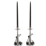 Michael Aram Black Orchid Candle Holders 
