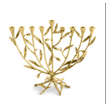 Shop Michael Aram Olive Branch Gold Hanukah Menorah