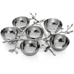 Michael Aram White Orchid 6 Compartment Plate