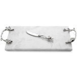 Michael Aram White Orchid Cheese Board w/ Knife