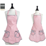 Mommy & Me Pink Polka Aprons Set | Apron Gift Set | Mother Daughter Apron Set | Los Angeles, CA
