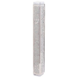 Pomegranate Laser Design Mezuzah Case, Silver
