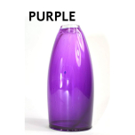 Purple Chuppah Wedding Glass for Breaking with silk puch