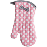 Rosy Pink Polka Dot Oven Mitt Pink Oven Mitt Sexy Aprons & Accessories