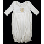 Baby Boy Newborn Brit Milah Gown Shema Heirloom Gown 