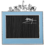 Shop Michael Aram Animals Frame Blue Enamel 5x7 | Marigold House Los Angeles Gift Boutique