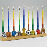 Sports Hannukah Menorah