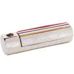 Hammered Multi Color Rings Travel Menorah