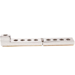 Hammered Multi Color Rings Travel Menorah