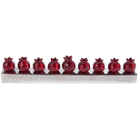 Pomegranate Hanukah Menorah