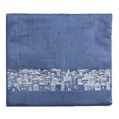  Jerusalem Tallit Bag, Blue