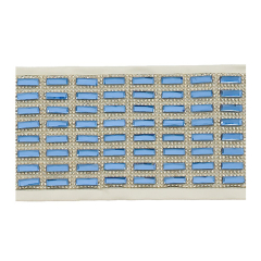 Tallit Atara Cover with Blue Gemstones