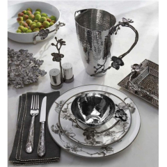Black Orchid Dinnerware 5-Piece Place Setting 