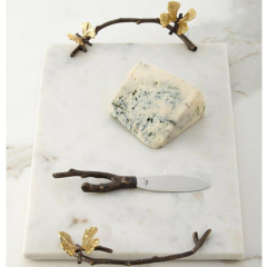 Butterfly Ginkgo Cheese Board w/ Knife