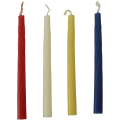 Chanukah Multi-Color Candles, Set of 45