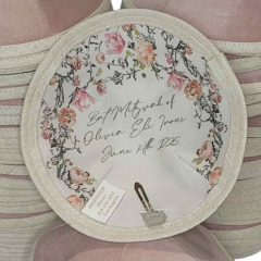 Velvet Kippah with Custom Inside Lining Design