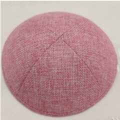 Fuchsia Pink Burlap Kippahs