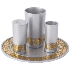 Gold Lace Havdallah Set