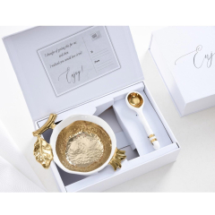 Gold Pomegranate Dish Gift Set
