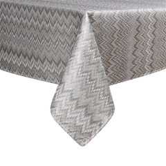 Jacquard Silver Mossimo Style Tablecloth (Multiple sizes)