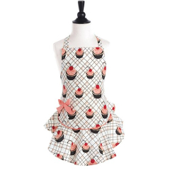 Cherry Cupcake Apron for Children