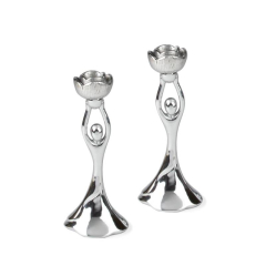 Joyous Candlesticks, Silver