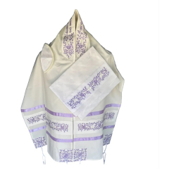 Women's LAVENDER ROSE TALLIT Set