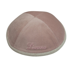 Light Pink Velvet Kippahs