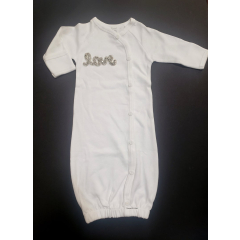 LOVE Brit Milah Gown and Blanket Set