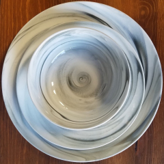 Marble Dinnerware Set, 18 pc
