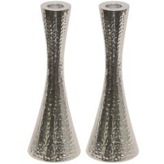 Hammered Candlesticks Set of 2