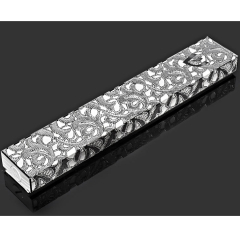 Metalace Art GIPUR White Mezuzah Large size