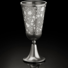 Late Blooming Lace Art Kiddush Cup