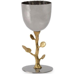 Botanical Leaf Gold Celebration Cup