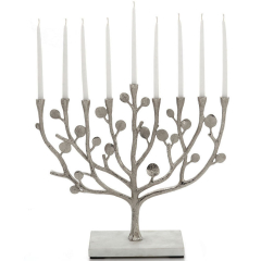 Botanical Leaf Menorah 