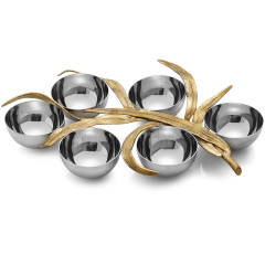 Palm 6 Compartment Plate 