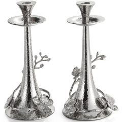 Shop Michael Aram White Orchid Candle Holders