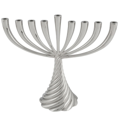 Michael Aram Twist Hannukah Menorah, Silver