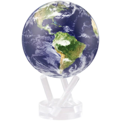 Earth With Clouds Mova Globe