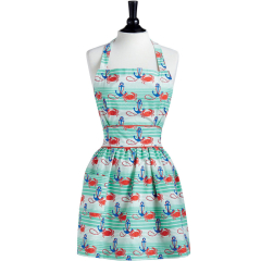 Nautical Waves Viola Aprons Hostess Apron