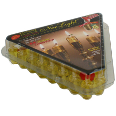 Olive Oil Chanukah Lights, Box of 44 Vials