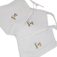Personalized Face Masks, White