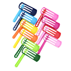 Multicolor Plastic Gragers, Pack of 10
