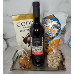 Big Silver Heart Bowl Mishloah Manot Set