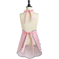 Rosey Pink Polka Dot Ava Children's Apron